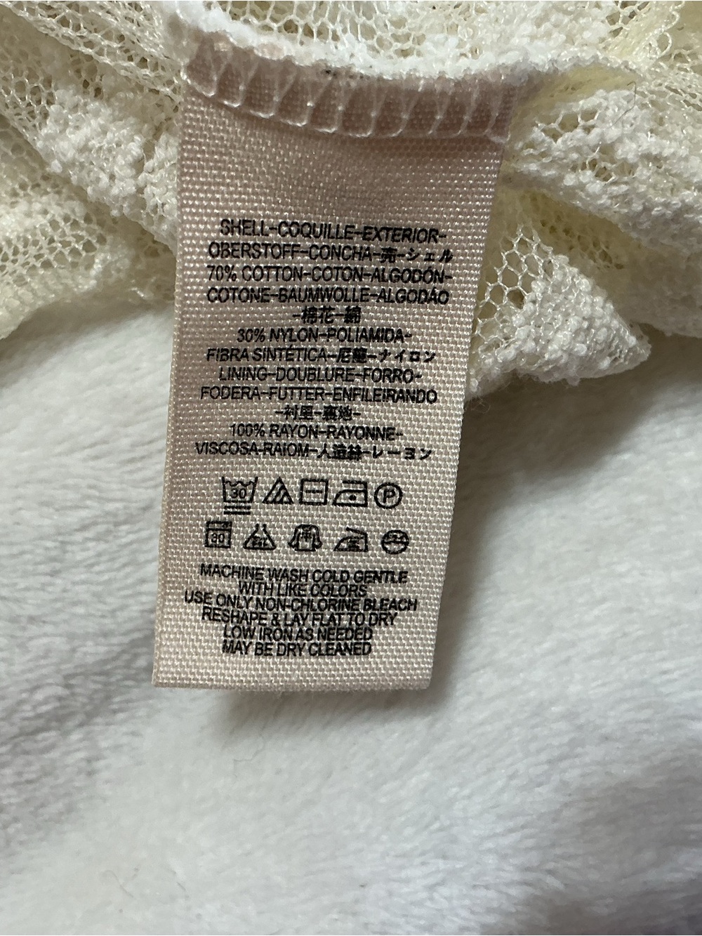 Free People Hi-Low White Lace Dress Boho Cover-Up Festival Fairycore Ethereal 2 - Picture 8 of 9